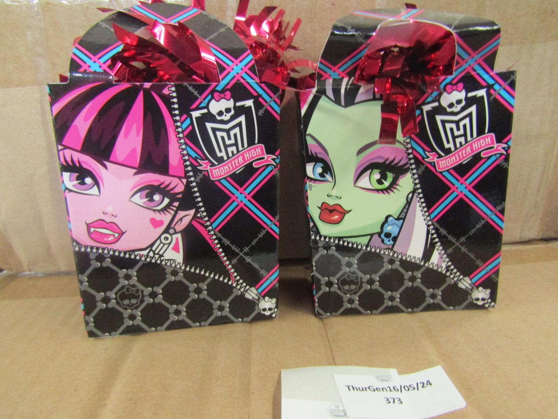 72X Monster High - Mini Balloon Weight Totes - New & Boxed.