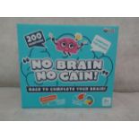 24X " No Brain No Gain! " 200-Question Games - New & Boxed.