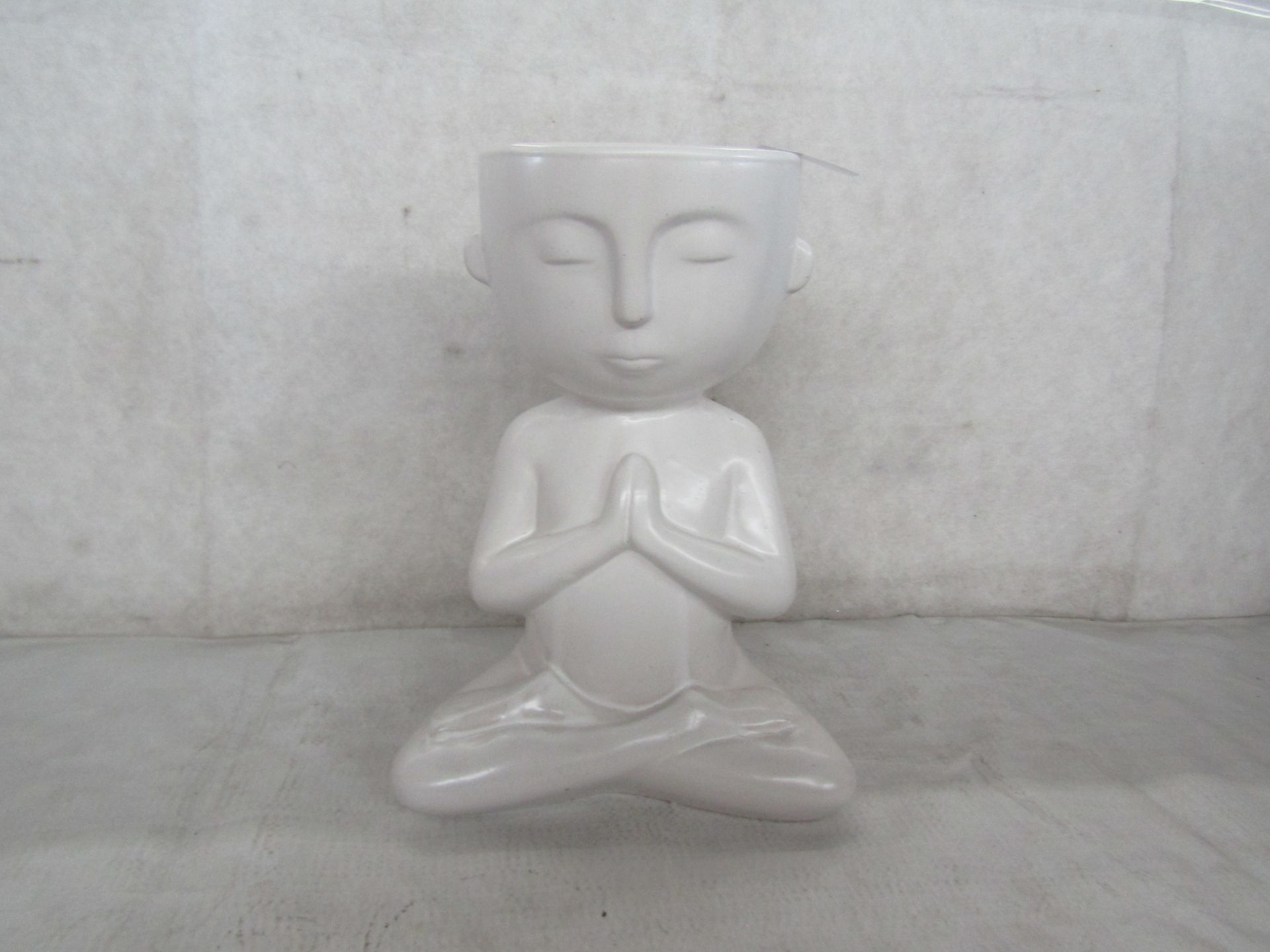 Sass & Belle - Yoga Namaste Large Planter - Good Condition & Boxed.