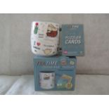 24X Teatime Challenge Puzzler - Includes 1x Mug & 50 Puzzler Cards - New & Boxed.