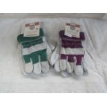 2x Taylor & Bell - Durable Rigger Gloves - Size Medium - Unused.