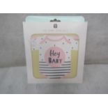 72X Hey Baby - Born To Be Loved Pink Garlands - New & Boxed.