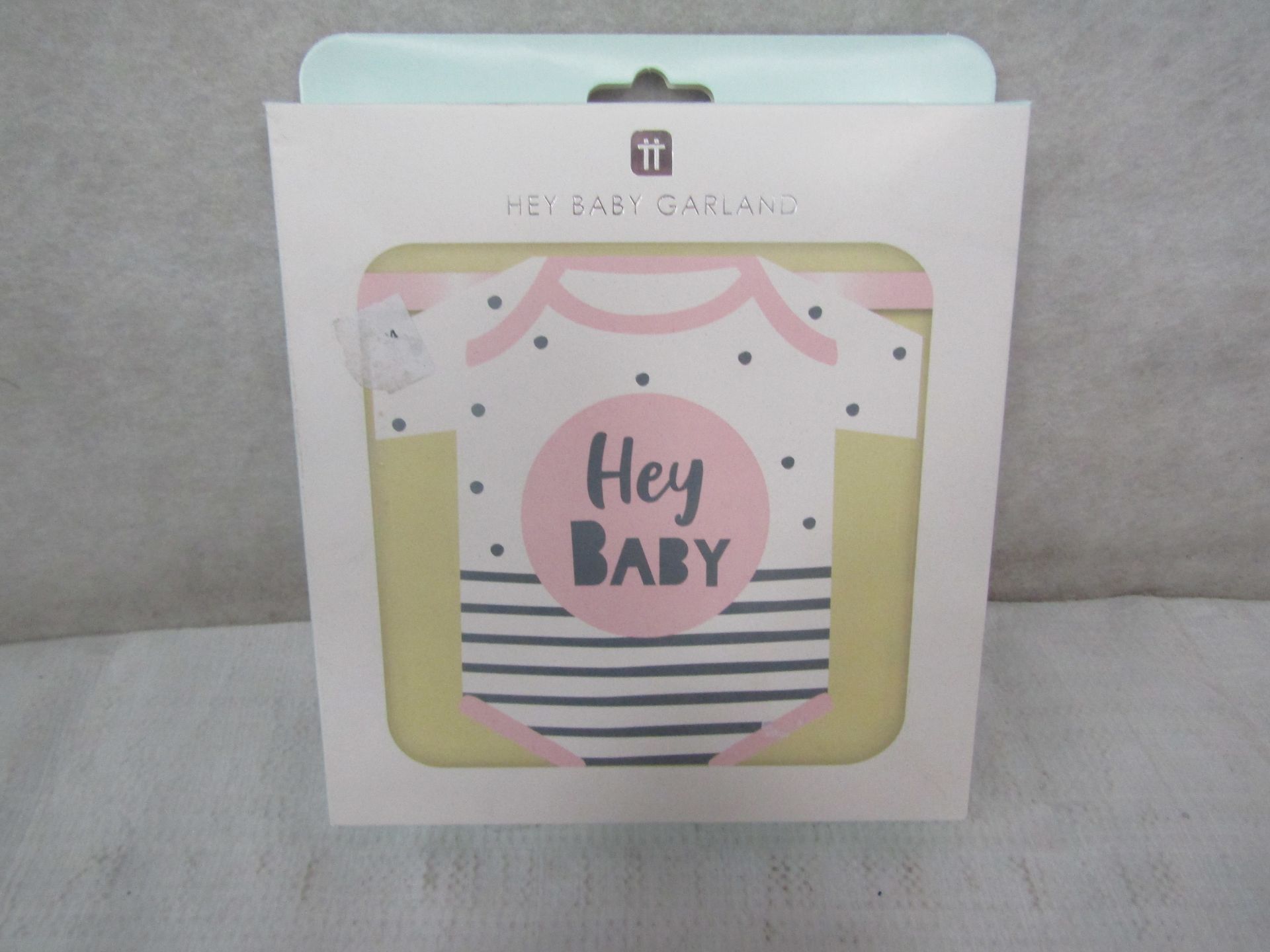 72X Hey Baby - Born To Be Loved Pink Garlands - New & Boxed.