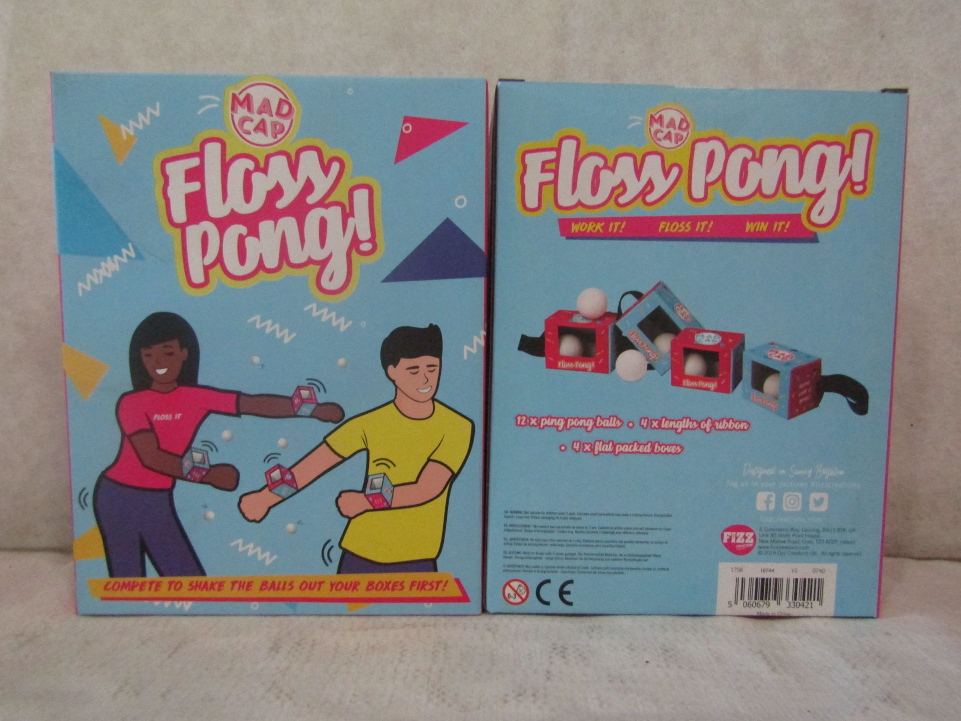 24X Madcap - Floss Pong Game - New & Boxed.