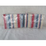 2x TheStripesCompany - PVC Clutch Purse Small - See Image For Design - New & Packaged.