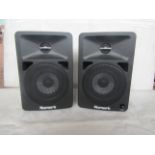 Numark N-Wave 360 – Compact 60 W Active Desktop DJ Speakers with Tweeter LED Illumination, Dedicated