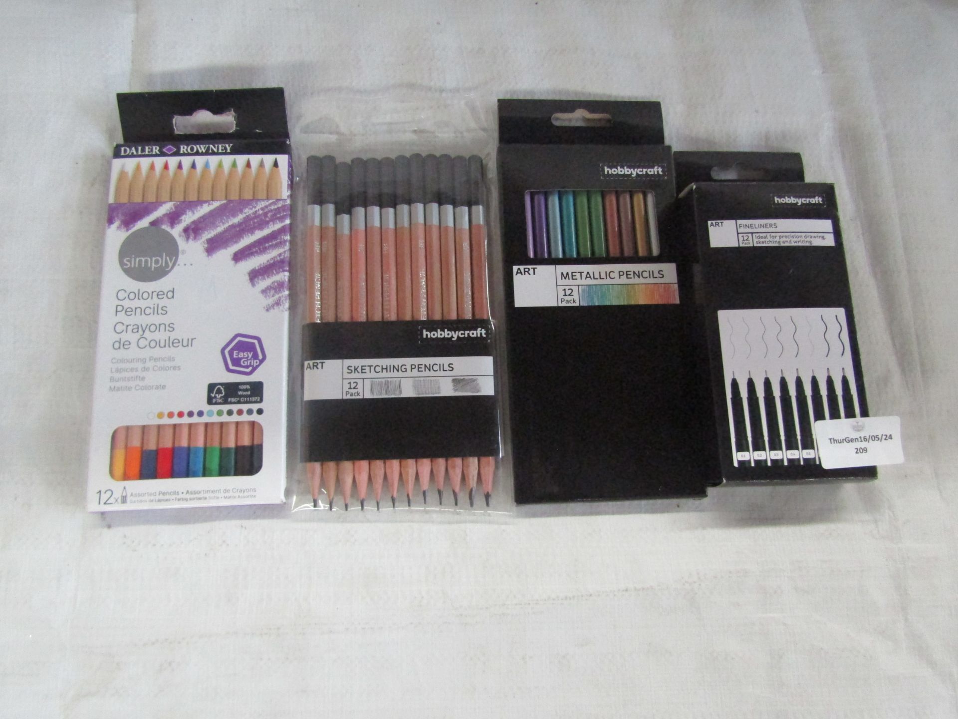 4 Various Craft Stationary Items - See Image For Contents.