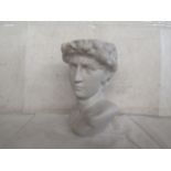 Sass & Belle - Large Greek Head Planter - Unchecked & Boxed.