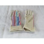 2X Deckchain Stripes - Rainbow Short Gardening Gloves - Size S/M - New & Packaged.