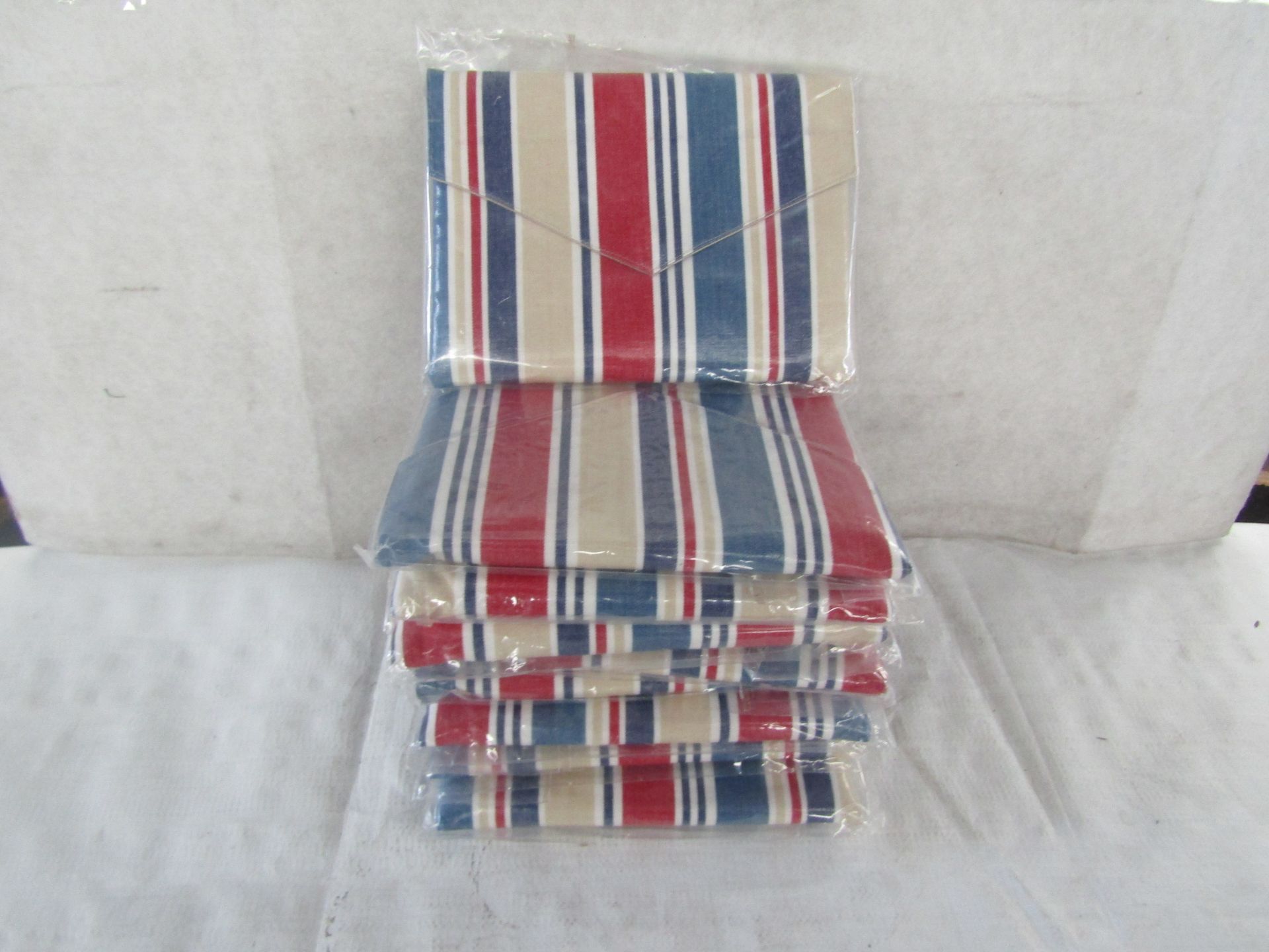 9X TheStripesCompany - PVC Clutch Purse Small - See Image For Design - New & Packaged.