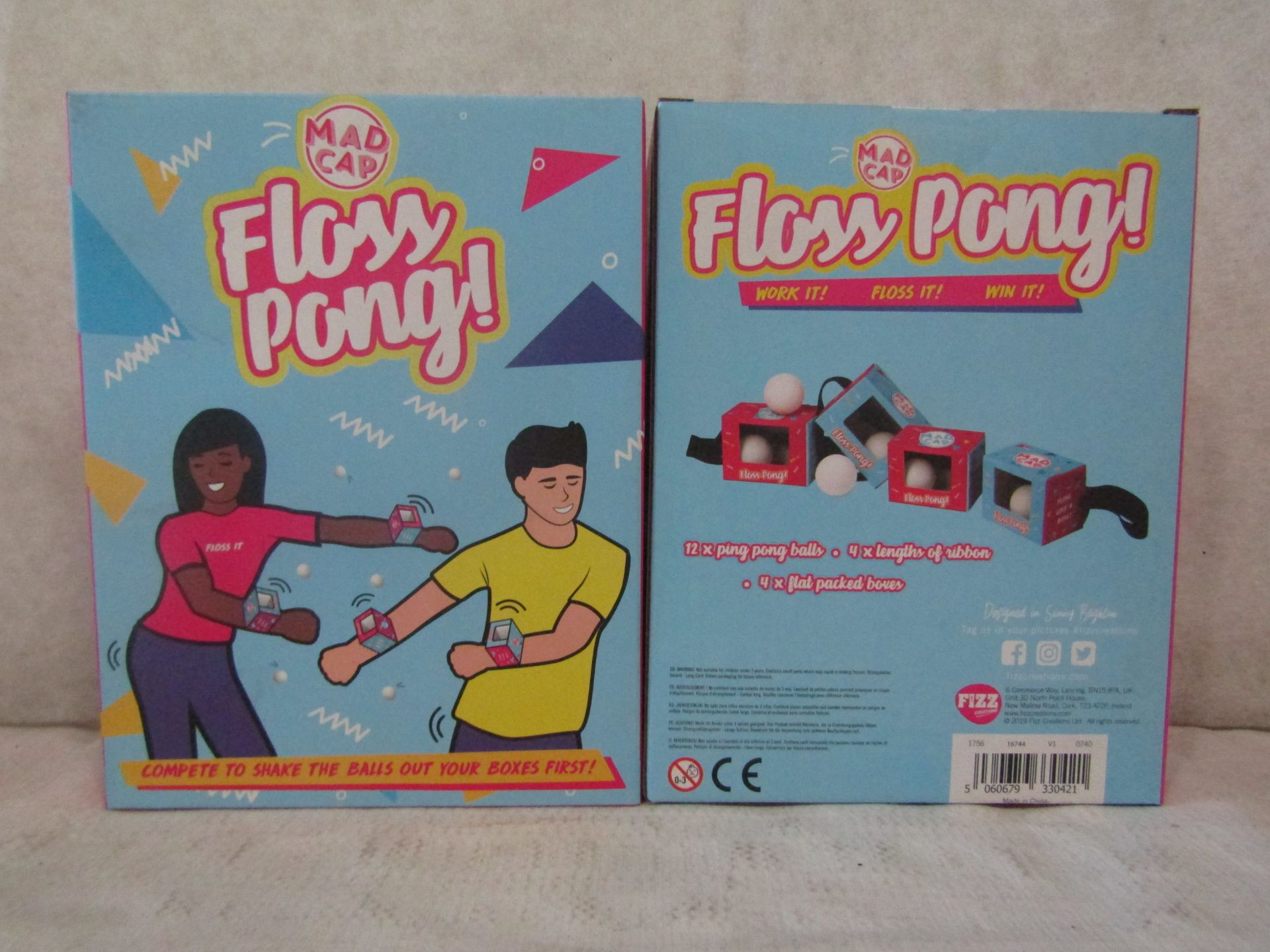 24X Madcap - Floss Pong Game - New & Boxed.