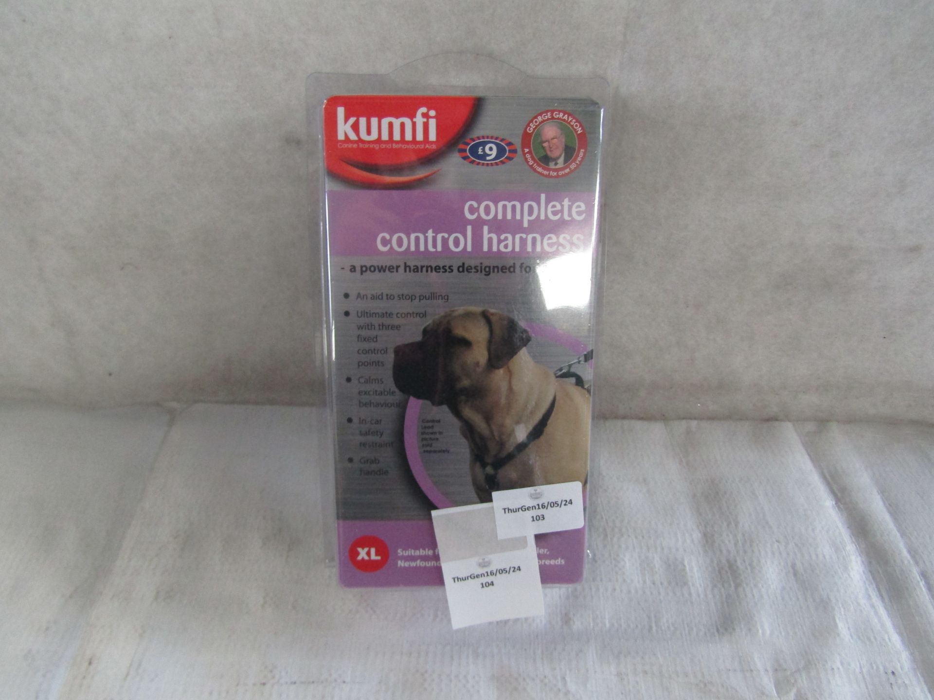 2X Kumfi - Complete Control Harnesses Size XL - New & Packaged.