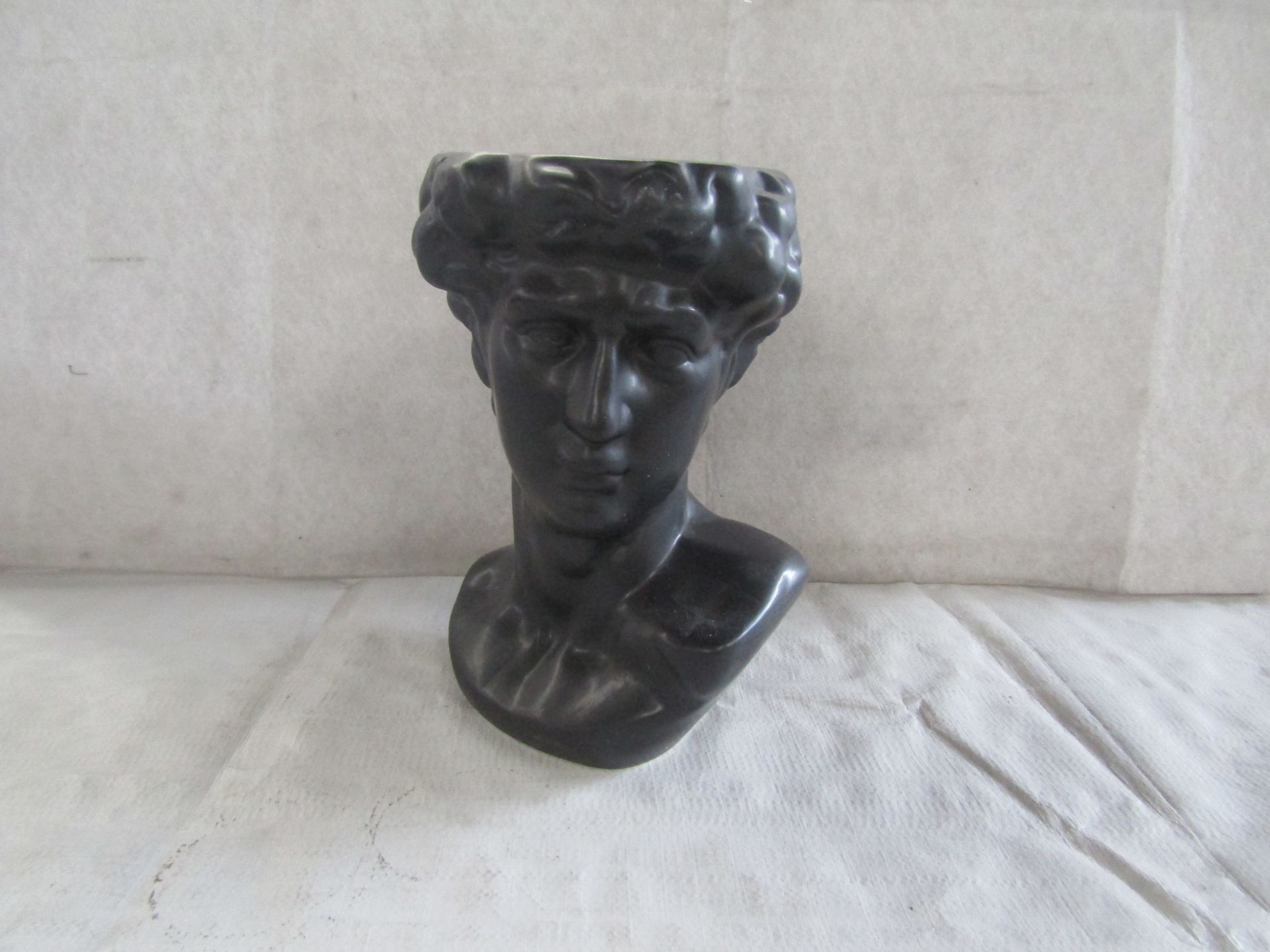 Sass & Belle - Large Greek Head Planter - New.