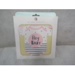 72X Hey Baby - Born To Be Loved Pink Garlands - New & Boxed.