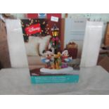 Disney - Christmas Ornamenr With Music & Lights - Unchecked & Boxed - Viewing Recommended.