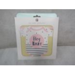 72X Hey Baby - Born To Be Loved Pink Garlands - New & Boxed.