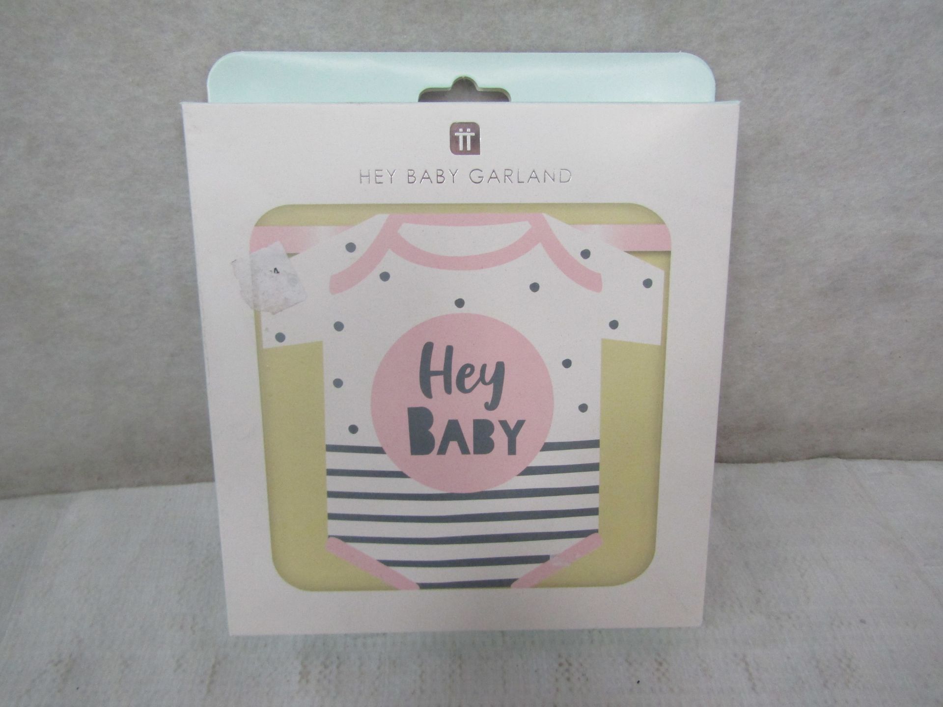 72X Hey Baby - Born To Be Loved Pink Garlands - New & Boxed.
