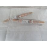2X Fig&Olive - Wooden Rolling Pin- New & Packaged.