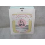 72X Hey Baby - Born To Be Loved Pink Garlands - New & Boxed.