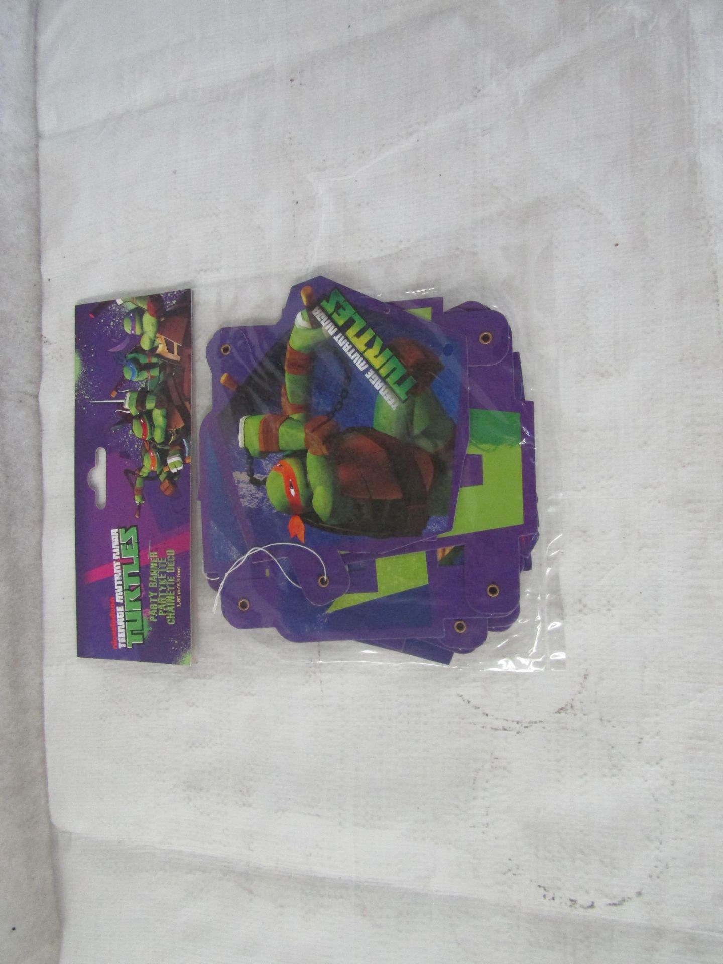 10X Teenage Mutant Ninja Turtles - Party Banner's / 5.9 Feet - New & Packaged.