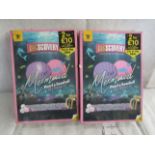2x Digscovery - 2-In-1 Mermaid Pearl & Shell Dig & Bracelet Kit - Unchecked & Boxed.