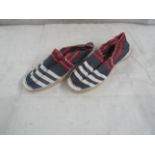 2X TheStripeCompany - Slip-On Espadrilles Shoes - See Image For Design - Size 42 - New.