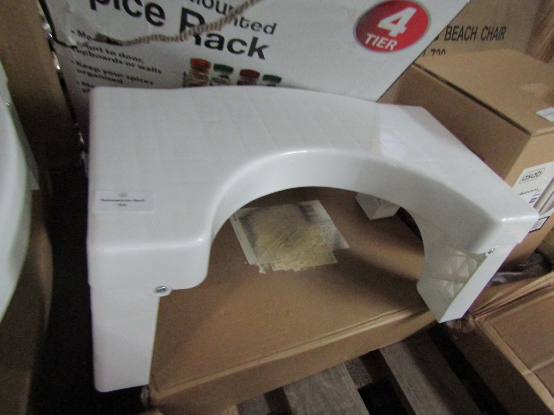 Fold flat toilet stool, unchecked