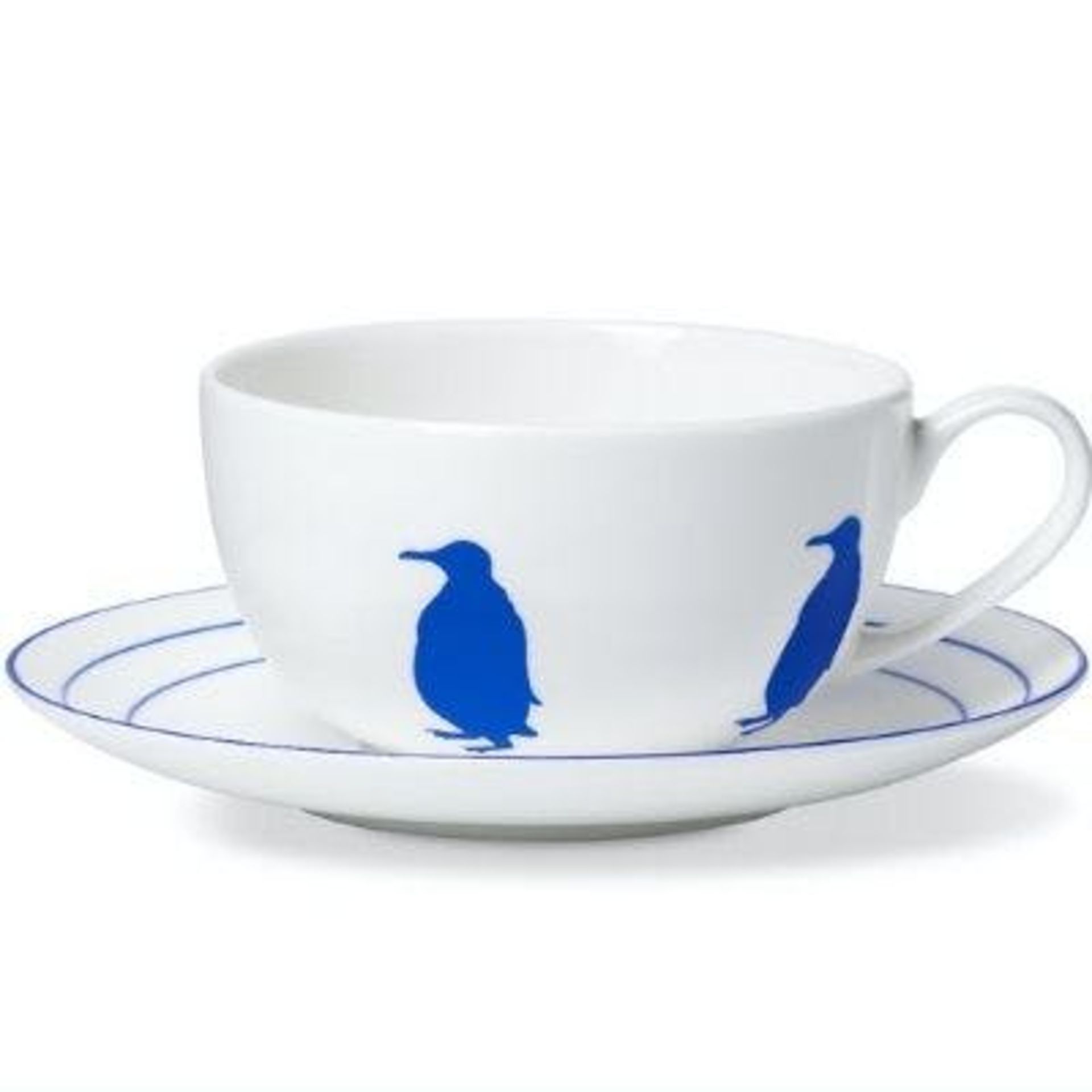 Alice Peto Cup & Saucer Set Penguin Lapis Lazuli RRP 30About the Product(s)Alices???s Penguins