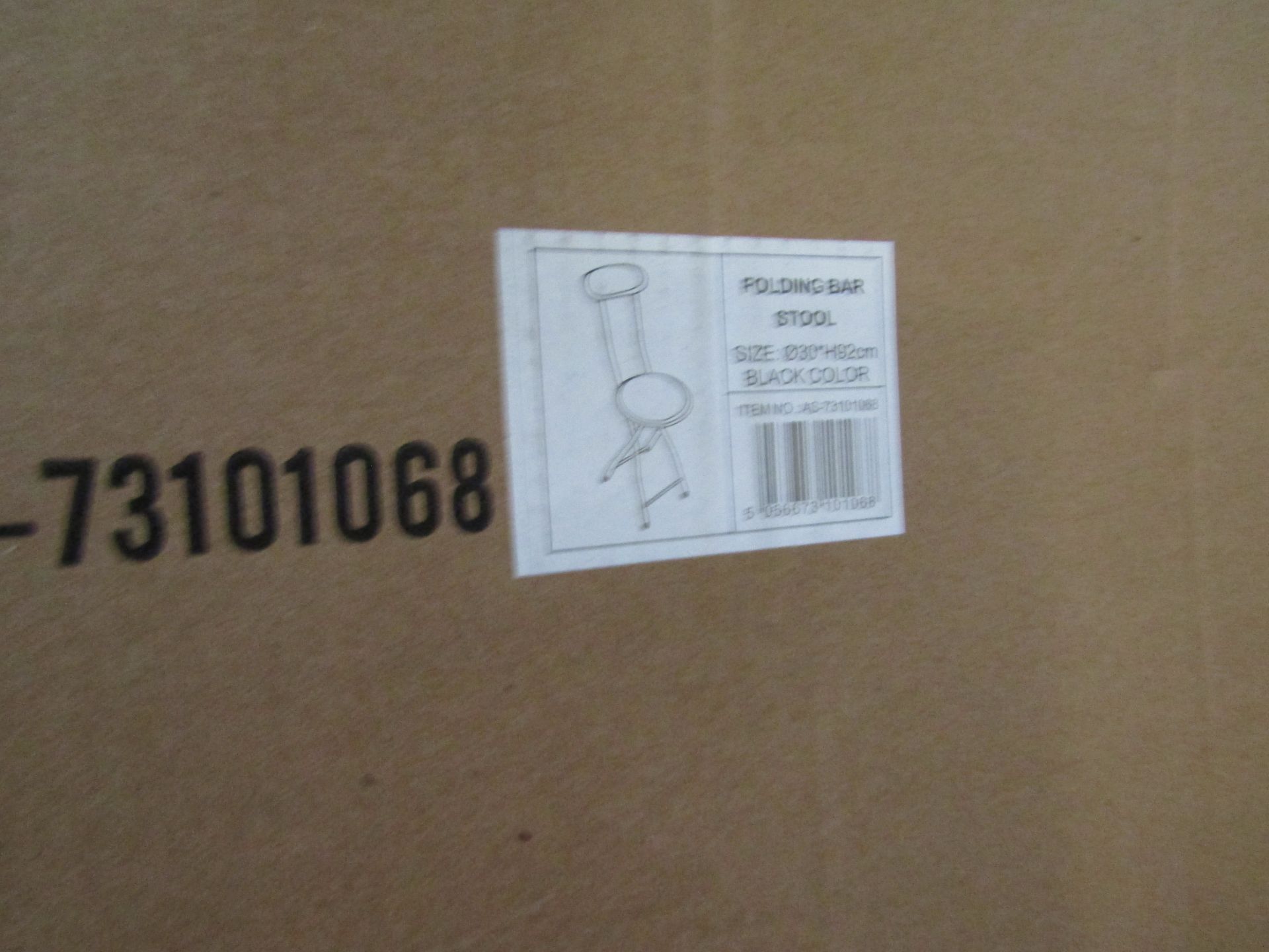 Asab - Folding Bar Stool - Unchecked & Boxed.