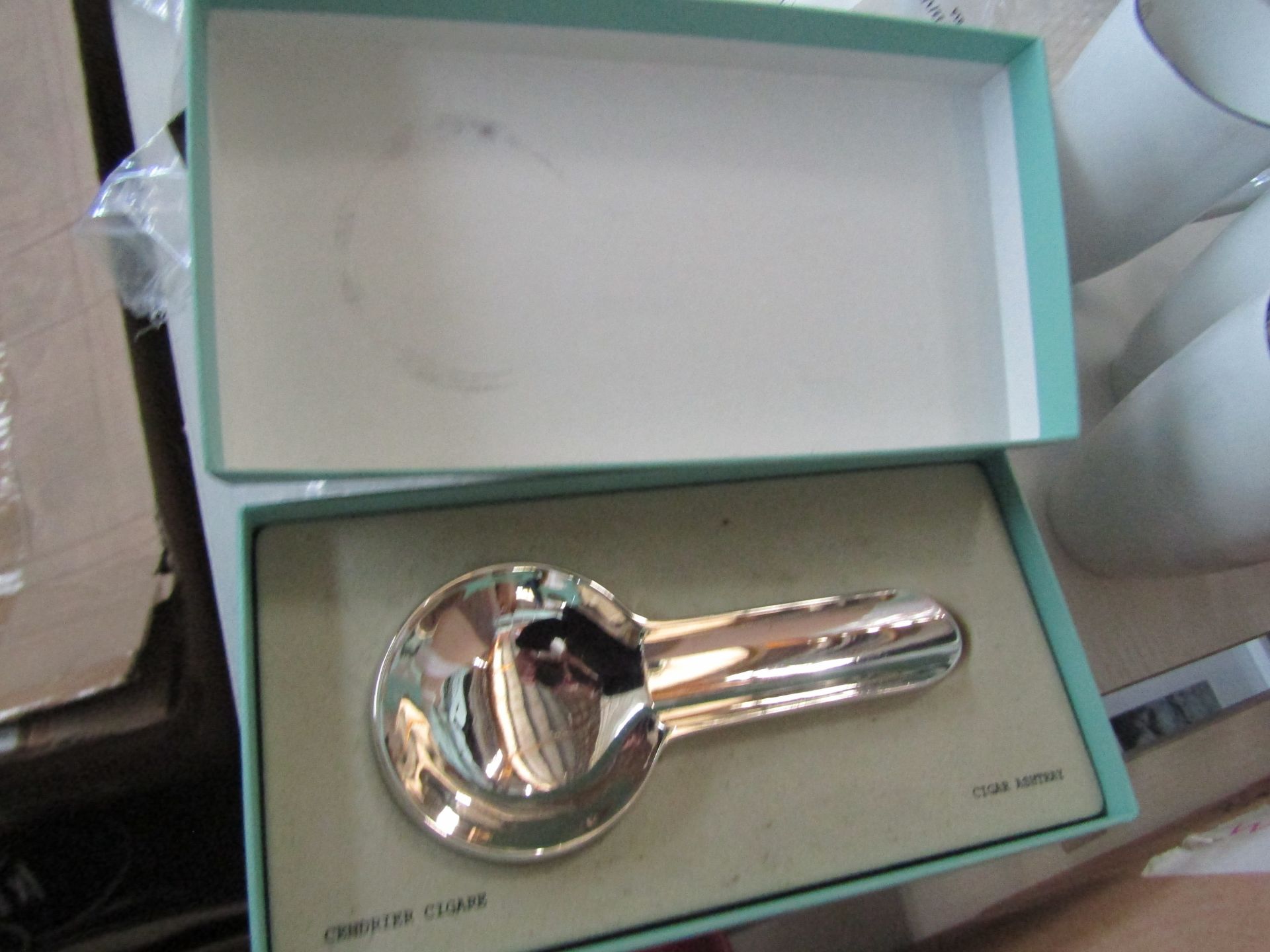 Ercuis Cigar Ashtray Spoon Silver Plated 16 X 6.3cm RRP 87About the Product(s)This beautifully