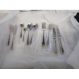 Carrs Silver Rattail Stainless Steel Cutlery Set 10 Piece 1 Person Setting RRP 240About the