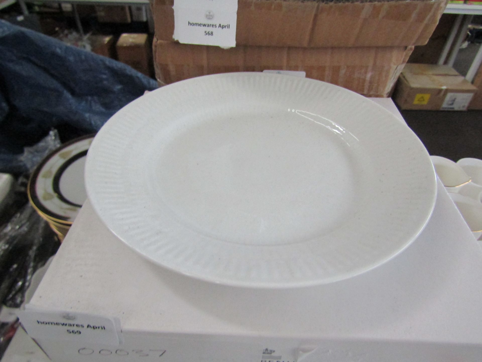 Royal Copenhagen Cake Plate 19Cm White Fluted RRP 21About the Product(s)Royal Copenhagen Plate