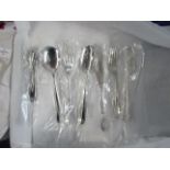 Carrs Silver Rattail Stainless Steel Cutlery Set 10 Piece 1 Person Setting RRP 240About the