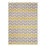 Rugstore Arlo Rug L100 X W150Cm Chevron Lemon & Grey RRP 125About the Product(s)Whether you are