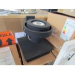 Dimmable Single Spotlight Black. Size: W11.5 x D11.5 x H12.8cm - RRP ?70.00 - New & Boxed. (451)