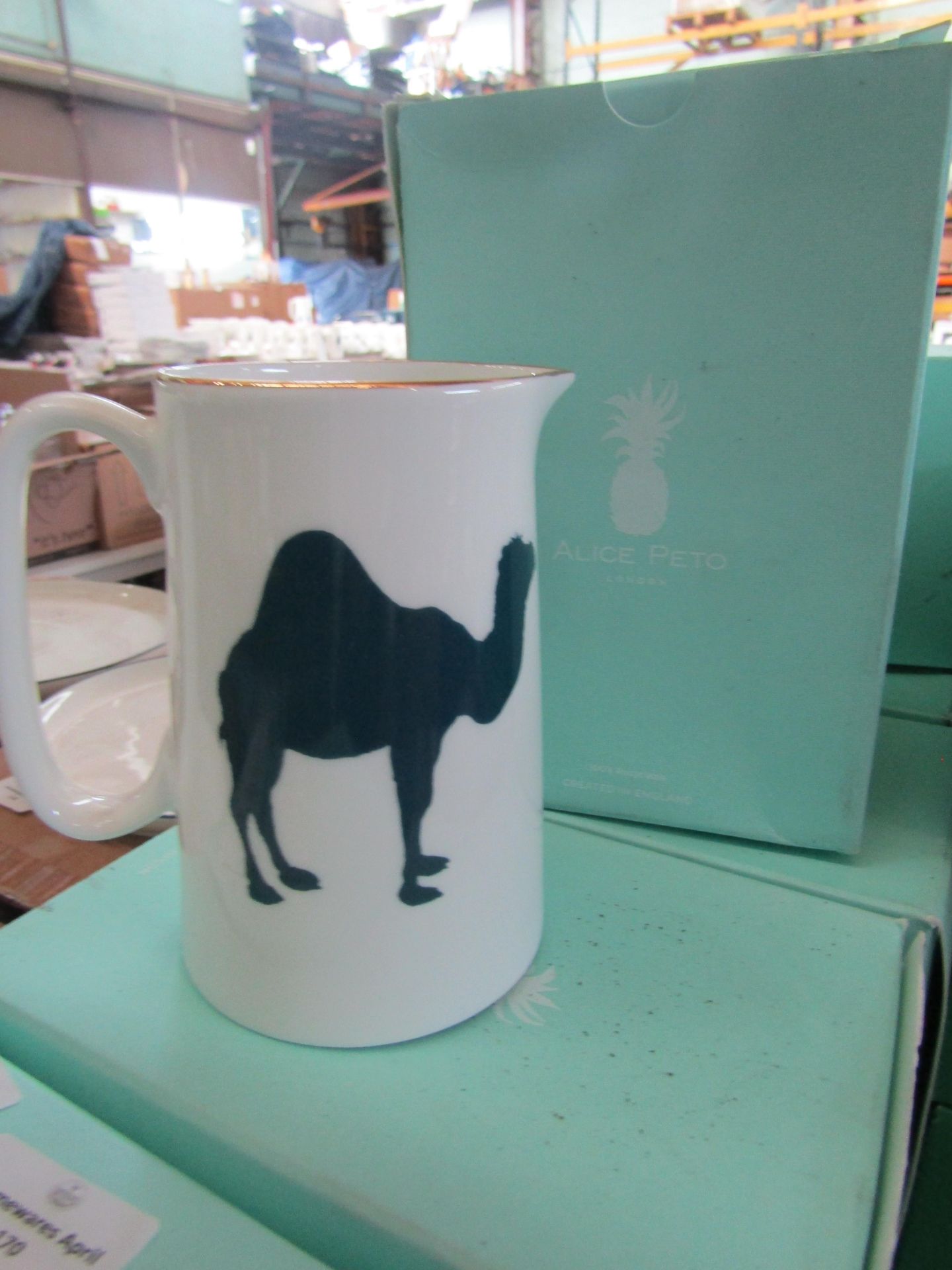 Alice Peto Camel Jug 1 Pint RRP 42About the Product(s)Inspired by traditional blue-and-white china - Image 2 of 2