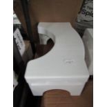 Fold flat toilet stool, unchecked