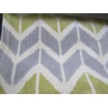 Rugstore Arlo Rug L100 X W150Cm Chevron Lemon & Grey RRP 125About the Product(s)Whether you are