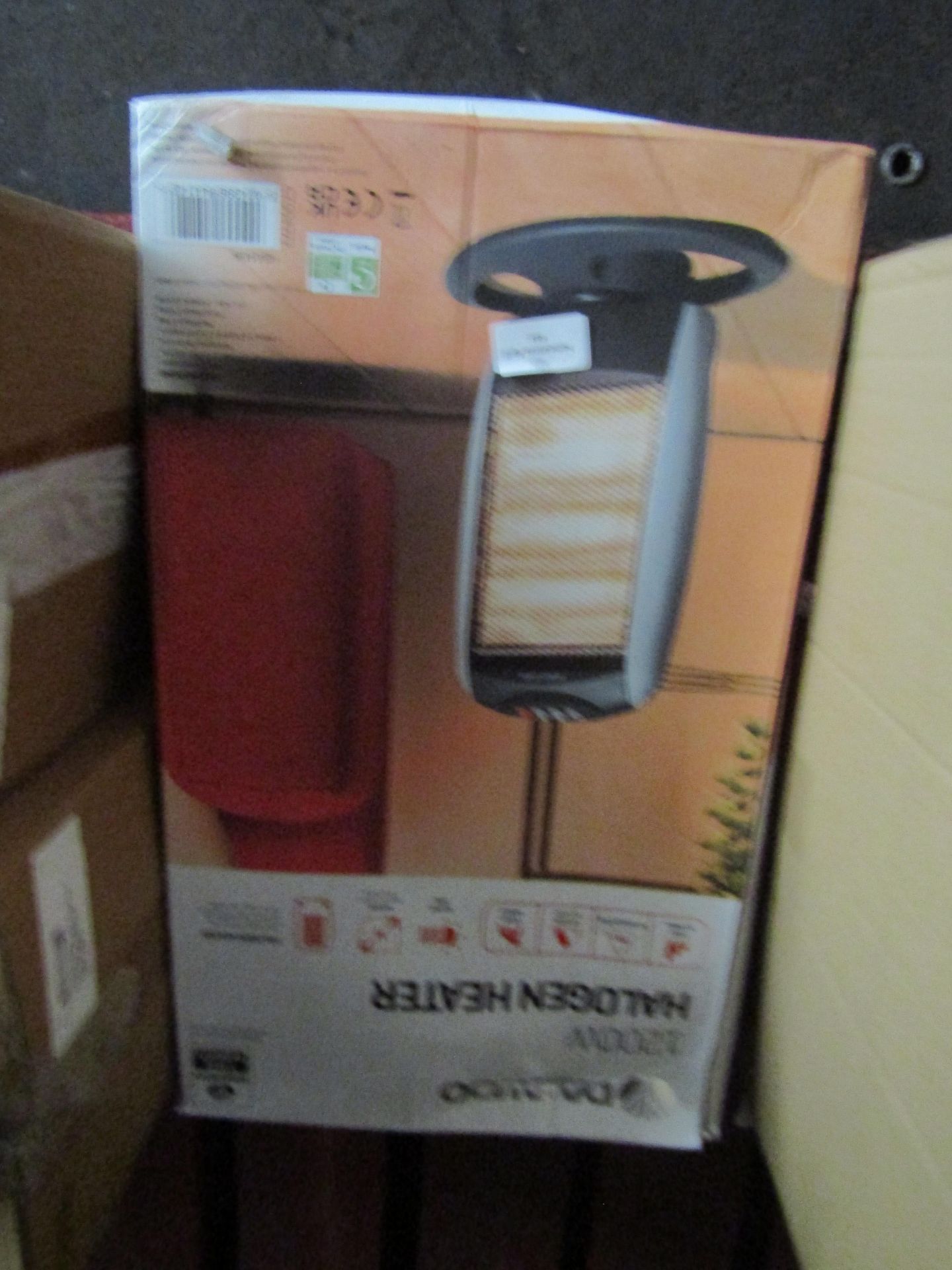 Dawoo halogen heater, unchecked and boxed