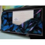 Of The Bea Silk Scarf Beatrice Jenkins Blue Pheasant RRP 145?https://www.ofthebea.com/collections/