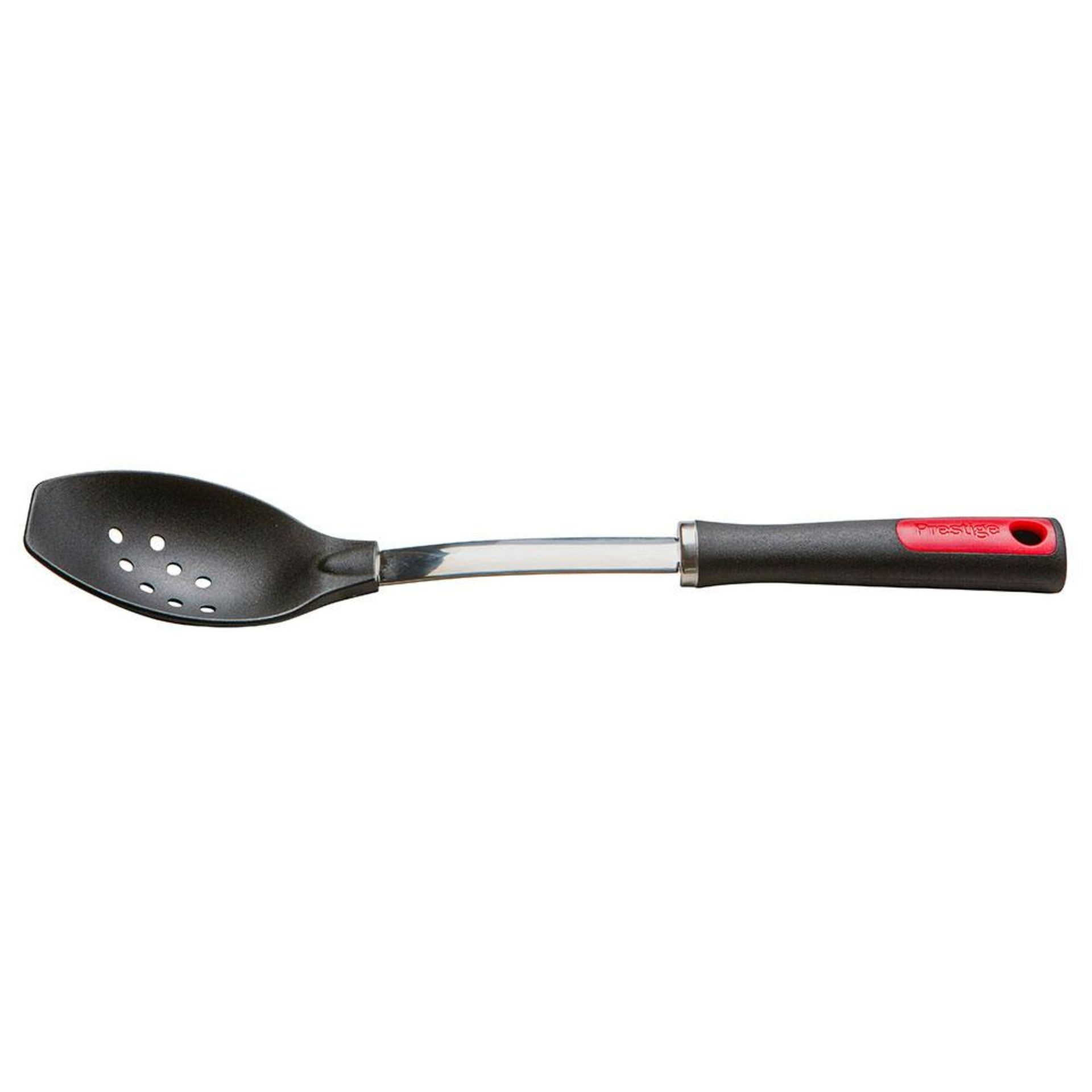 Prestige Pop Slotted Spoon Black/Red RRP 05About the Product(s)The Pop Slotted Spoon by Prestige