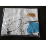 Turquoise Butterfly Tablecloth 190cm x 140cm - New. (DR790)