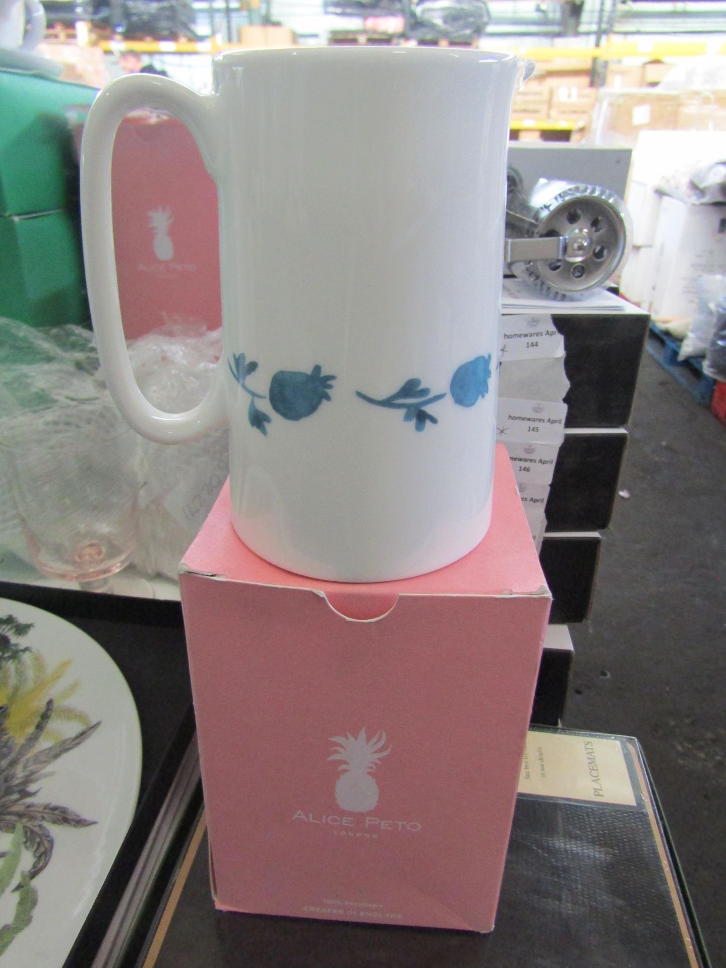 Alice Peto Rose Hip Jug 1 Pint RRP 30About the Product(s)Featuring original hand-painted rosehips - Image 2 of 2