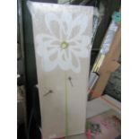 Magnetic Notice Boards (Floral) with Wire Dragonfly Magnets - New. (DR708)