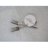 La De Da Living Cake Fork Set 11Cm La De Da Living Mr/Mrs Silver Plated RRP 38About the Product(s)