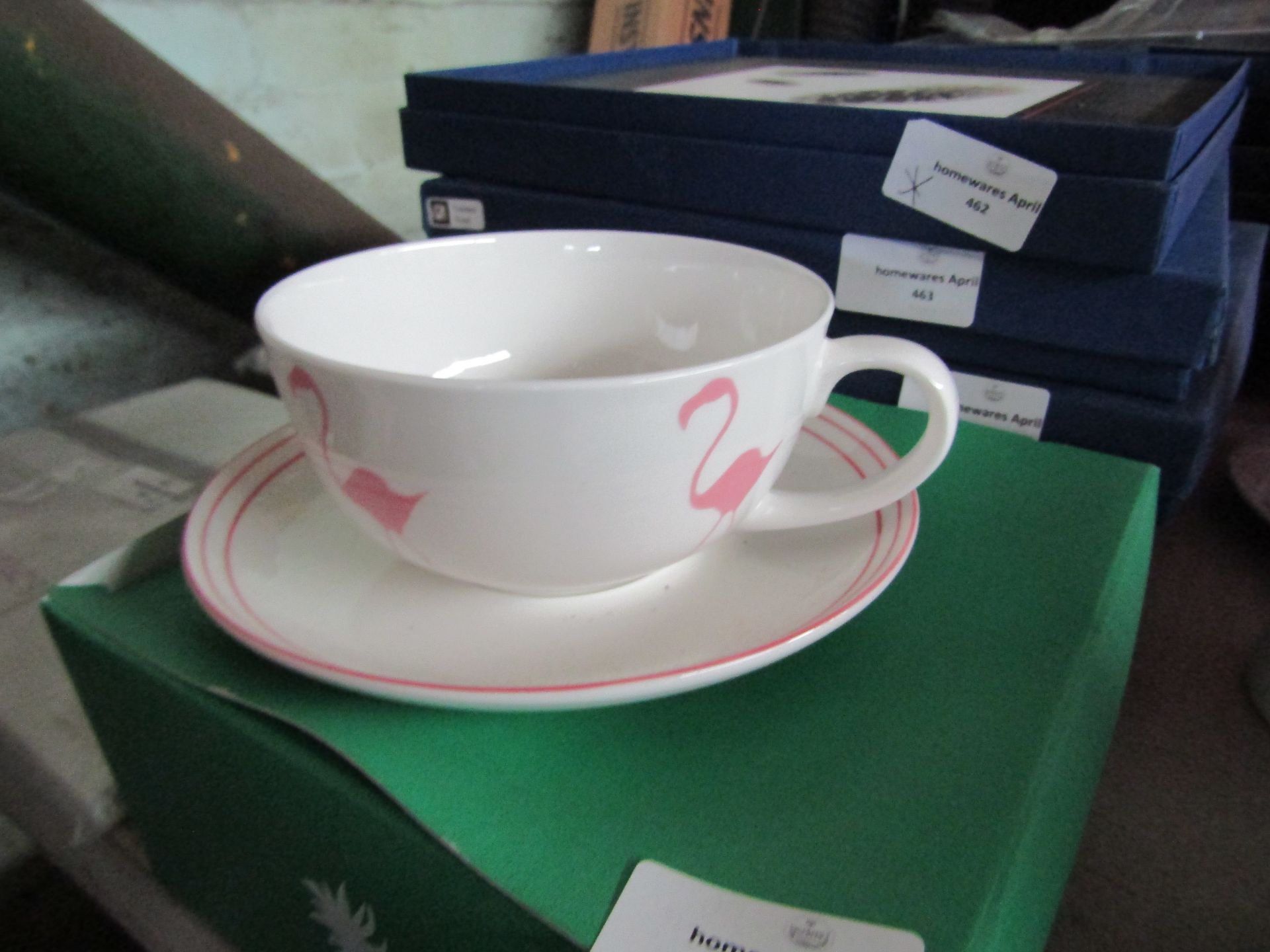 Alice Peto Flamingo Breakfast Cup & Saucer RRP 30About the Product(s)Alice Peto???s has launched a