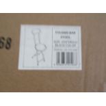 Asab - Folding Bar Stool - Unchecked & Boxed.