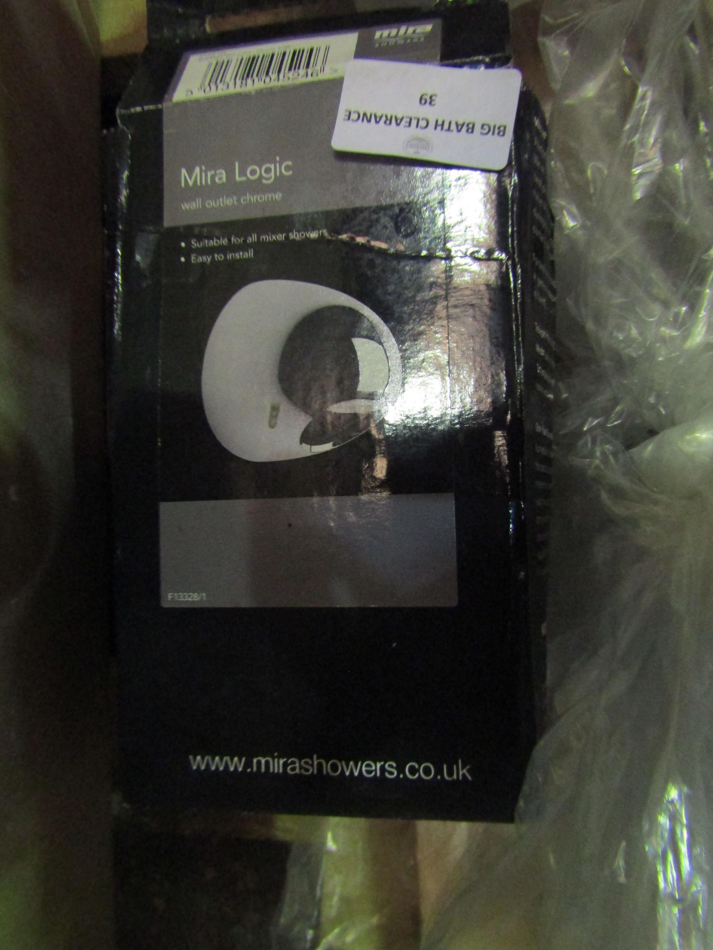 Mira - Logic Chrome Wall Outlet - Boxed.