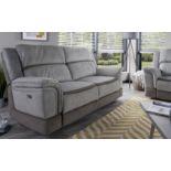 Fortuna Relaxer Footstool Verona Dark Grey Self Stitch Black Plastic Feet RRP 479About the Product(