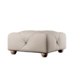 Abbey Buttoned Footstool Cotswald Oyster Oak Wood RRP 459About the Product(s)Abbey Buttoned